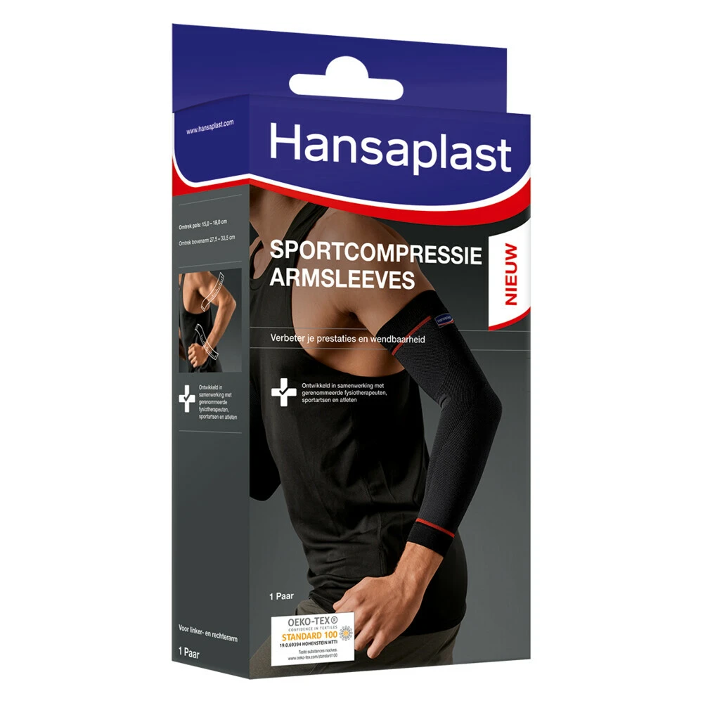 Hansaplast Sportcompressie Armsleeves 1 Hansaplast Sportcompressie Armsleeves