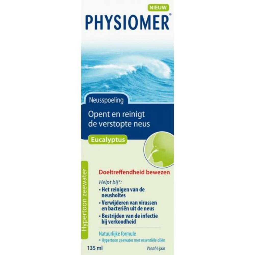 Physiomer Neusspoeling Eucalyptus 1 Physiomer Neusspoeling Eucalyptus