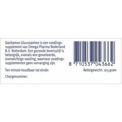 Davitamon Glucosamine 7 Davitamon Glucosamine -Gezondheidsproducten Winkel 1008748 4