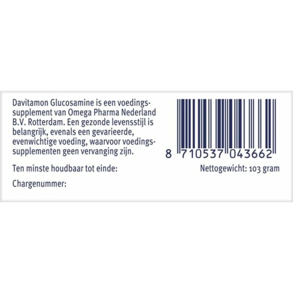 Davitamon Glucosamine 4 Davitamon Glucosamine - Afbeelding 4