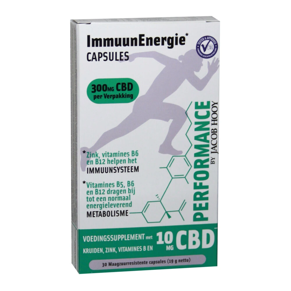 Jacob Hooy Performance ImmuunEnergie Met CBD 1 Jacob Hooy Performance ImmuunEnergie Met CBD