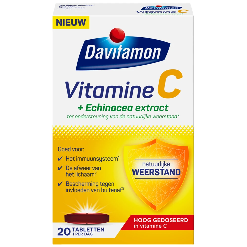 2x Davitamon Vitamine C + Echinacea 1 2x Davitamon Vitamine C + Echinacea