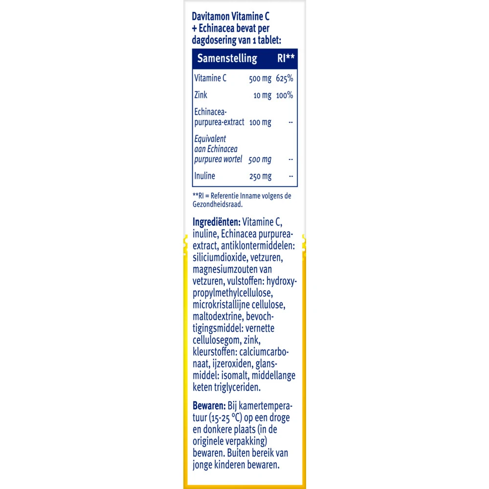 2x Davitamon Vitamine C + Echinacea 3 2x Davitamon Vitamine C + Echinacea - Afbeelding 3