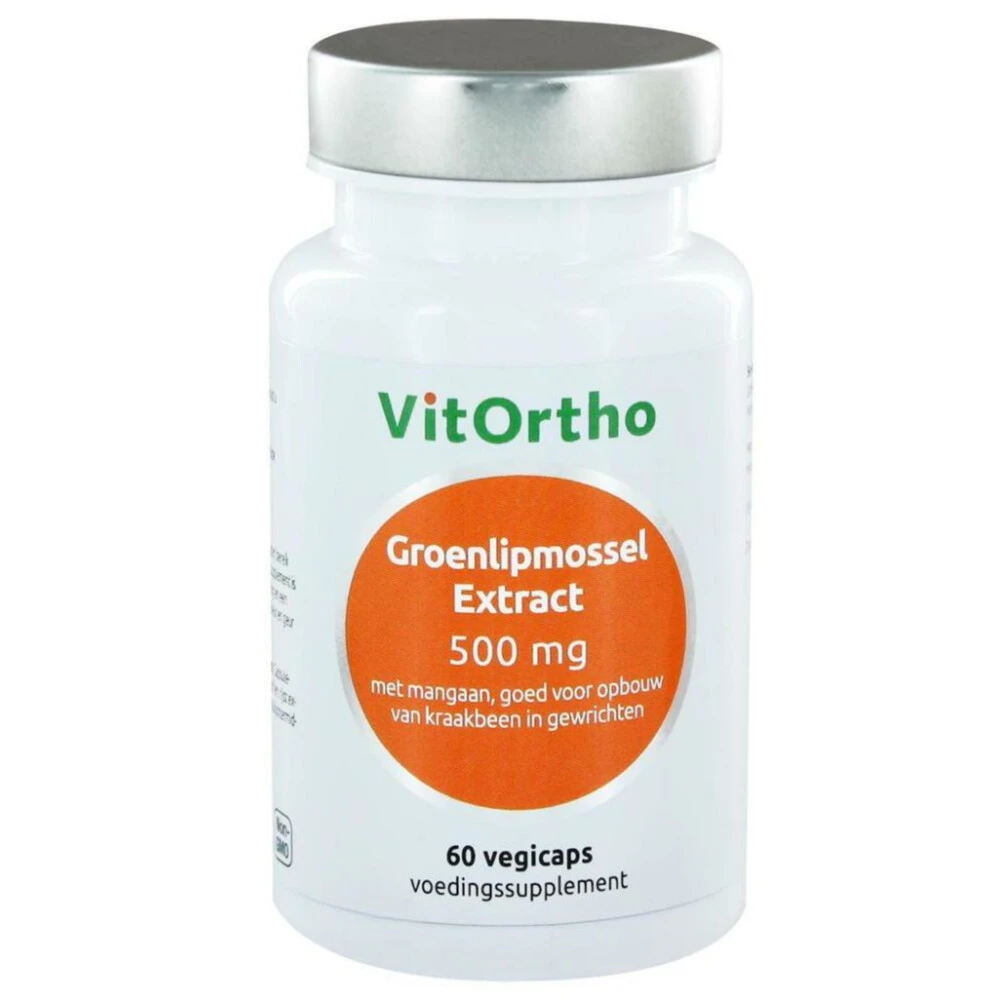 Vitortho Groenlipmossel 500 Mg 1 Vitortho Groenlipmossel 500 Mg