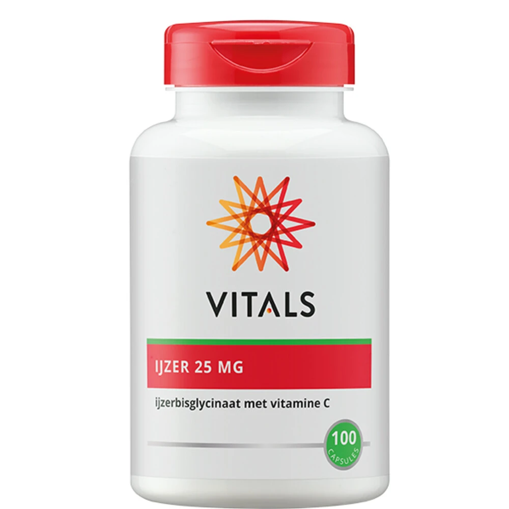 Vitals Ijzer 25 Mg Met Vitamine C 1 Vitals Ijzer 25 Mg Met Vitamine C