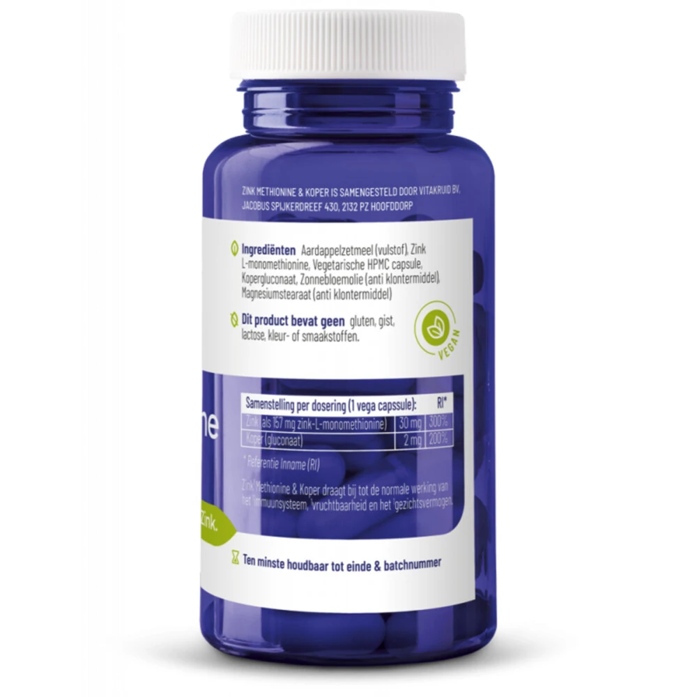Vitakruid Zink Methionine Koper 3 Vitakruid Zink Methionine Koper - Afbeelding 3