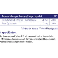 Vitakruid Zink Methionine Koper 8 Vitakruid Zink Methionine Koper -Gezondheidsproducten Winkel 1023937 4