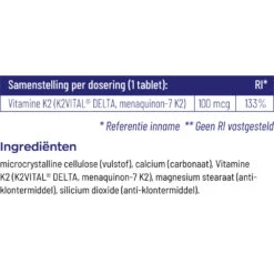 Vitakruid Vitamine K2 100 Mcg -Gezondheidsproducten Winkel 1023938 4