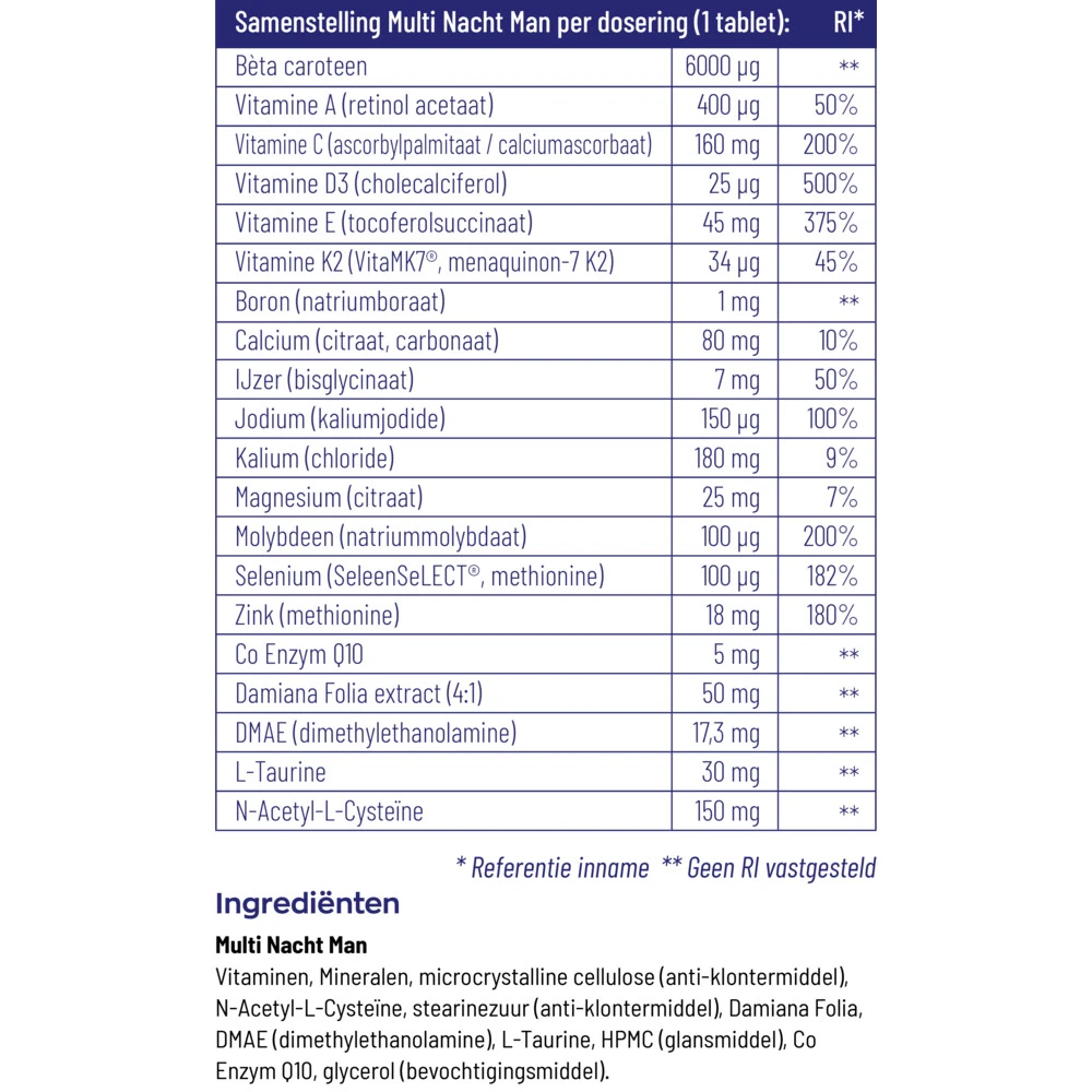 Vitakruid Multi Dag Nacht Man 3 Vitakruid Multi Dag Nacht Man - Afbeelding 3