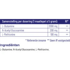 Vitakruid L-Glutamine Compleet -Gezondheidsproducten Winkel 1023994 4