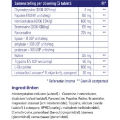 Vitakruid Glutazyme Enzymen -Gezondheidsproducten Winkel 1023997 4