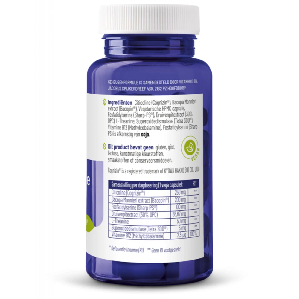 Vitakruid Geheugenformule 3 Vitakruid Geheugenformule - Afbeelding 3