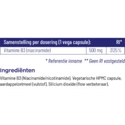 Vitakruid B3 Niacinamide 500 Mg 9 Vitakruid B3 Niacinamide 500 Mg -Gezondheidsproducten Winkel 1024009 5