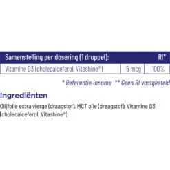 Vitakruid Vitamine D3 Druppels Vegan -Gezondheidsproducten Winkel 1028873 4