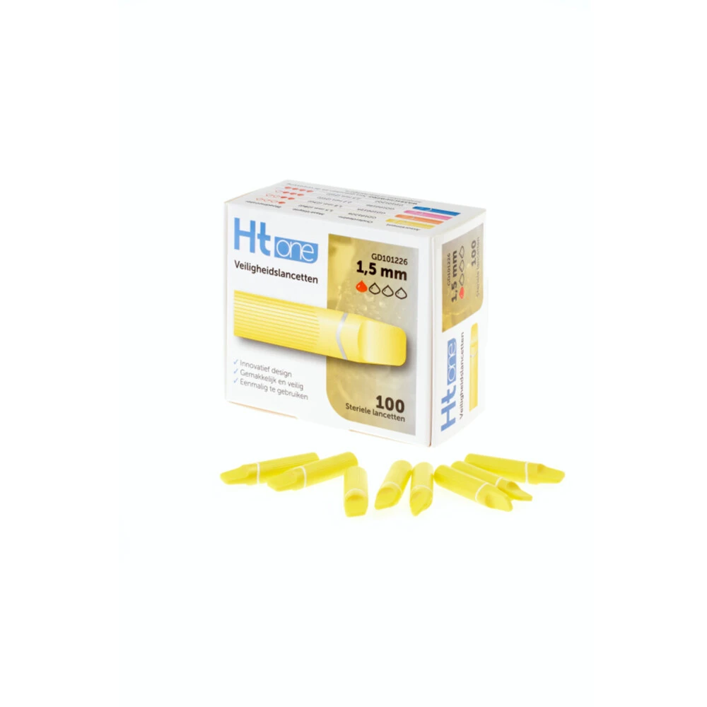 HT One Veiligheidslancet 1,5mm 1 HT One Veiligheidslancet 1,5mm