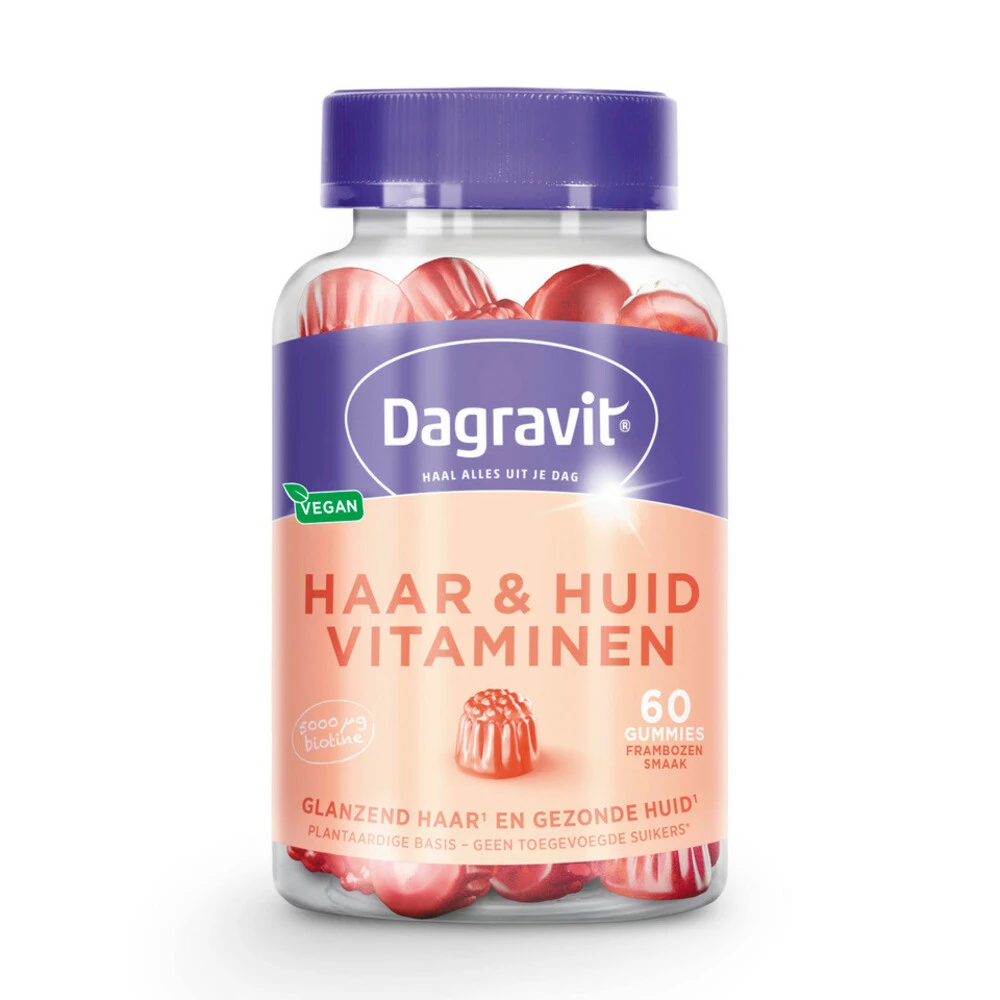 Dagravit Haar & Huid Vitaminen Vegan Gummies 1 Dagravit Haar & Huid Vitaminen Vegan Gummies
