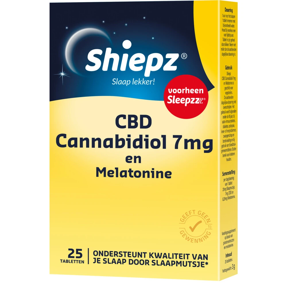 2x Shiepz Melatonine Met 7 Mg CBD 4 2x Shiepz Melatonine Met 7 Mg CBD - Afbeelding 4