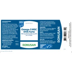 Bonusan Omega 3 MSC DHA Forte 5 Bonusan Omega 3 MSC DHA Forte -Gezondheidsproducten Winkel 1035508 3