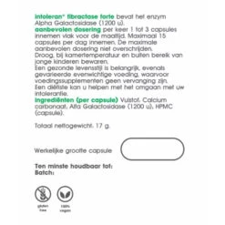 Intoleran Fibractase -Gezondheidsproducten Winkel 1036712 3