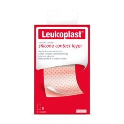 3x Leukoplast Cuticell® Contact Siliconen Wondcontactlaag 5 Cm X 7,5 Cm
