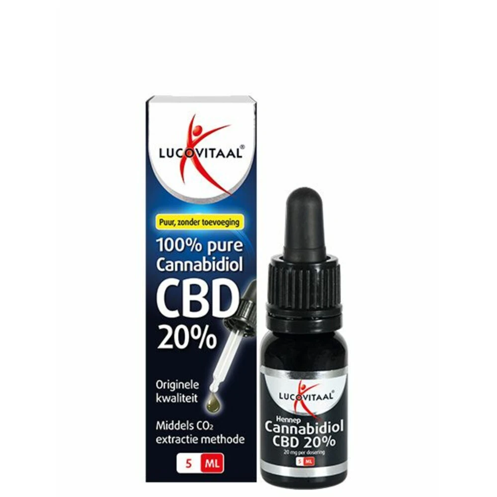 Lucovitaal CBD Cannabidiol Olie 20% 2 Lucovitaal CBD Cannabidiol Olie 20% - Afbeelding 2