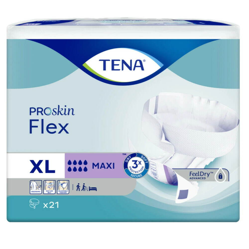 TENA Flex Maxi Extra Large Proskin 2 TENA Flex Maxi Extra Large Proskin - Afbeelding 2