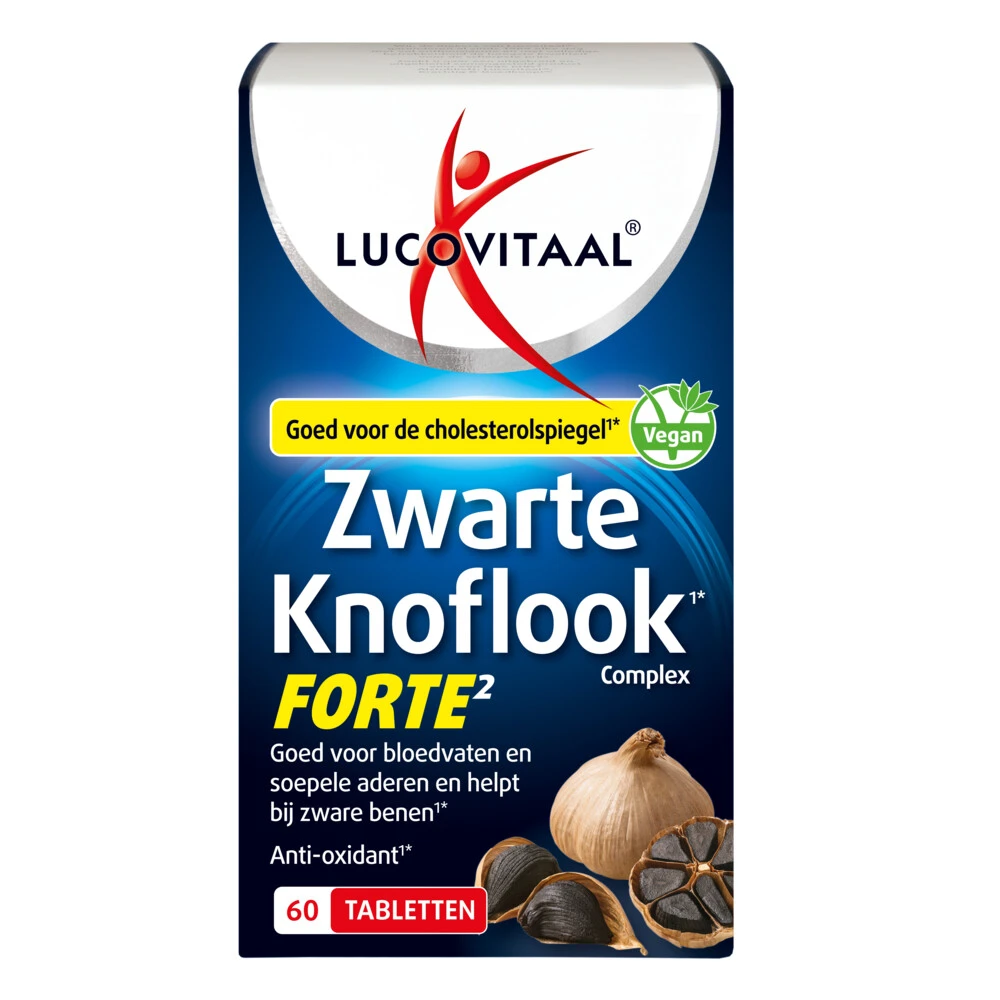 2x Lucovitaal Zwarte Knoflook Forte 1 2x Lucovitaal Zwarte Knoflook Forte