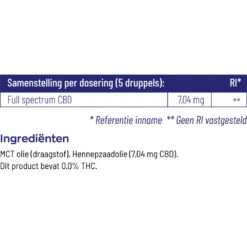 Vitakruid CBD Olie 5% Full Spectrum 7 Vitakruid CBD Olie 5% Full Spectrum -Gezondheidsproducten Winkel 1050582 4