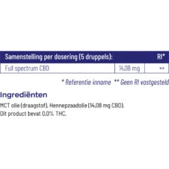 Vitakruid CBD Olie 10% Full Spectrum -Gezondheidsproducten Winkel 1050588 4