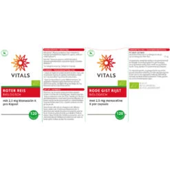 Vitals Rode Gist Rijst Bio -Gezondheidsproducten Winkel 1054492 3