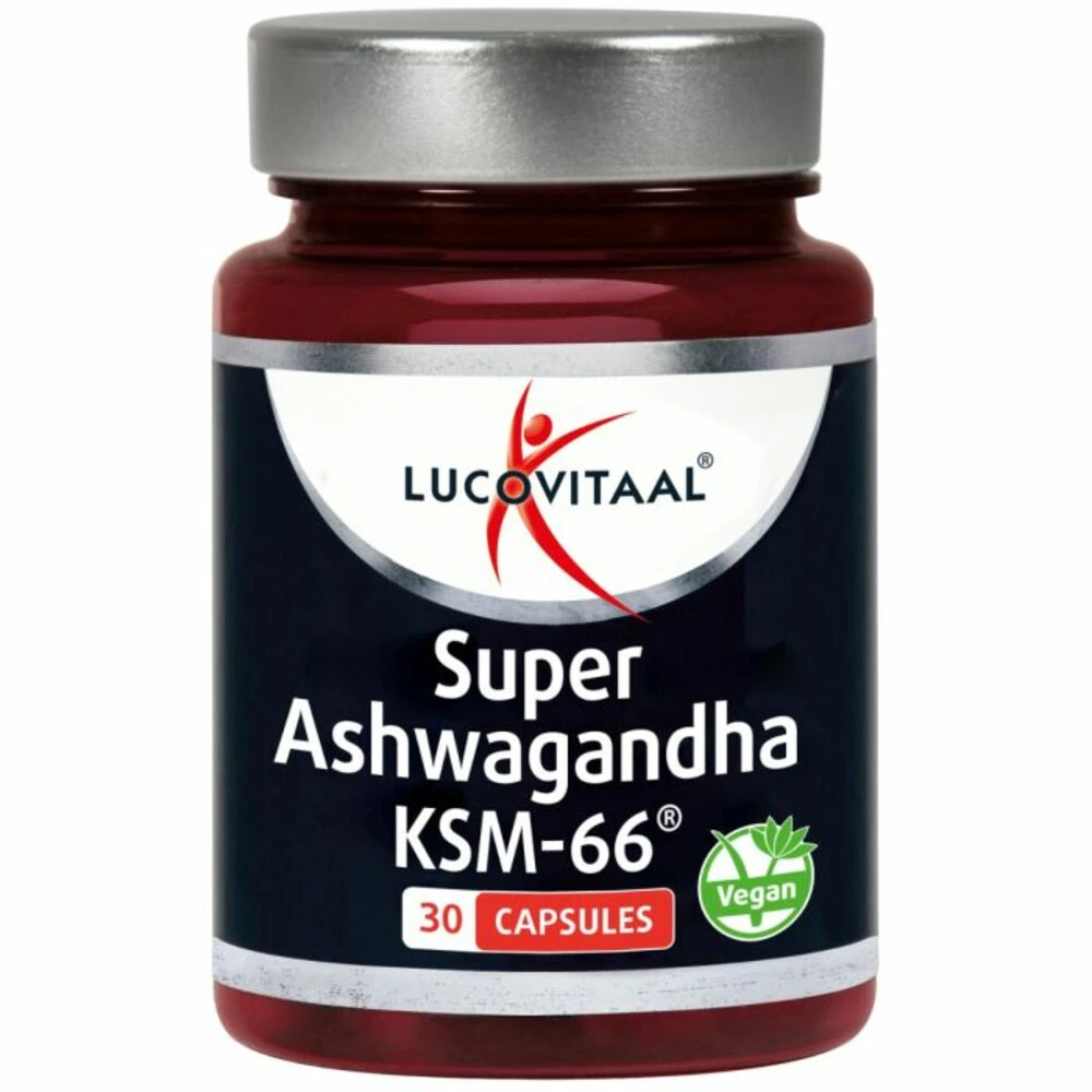 3x Lucovitaal Ashwagandha KSM-66 Super 2 3x Lucovitaal Ashwagandha KSM-66 Super - Afbeelding 2