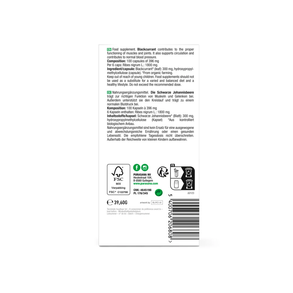 Purasana Zwarte Bes 300 Mg 3 Purasana Zwarte Bes 300 Mg - Afbeelding 3