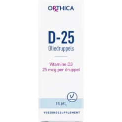 2x Orthica Vitamine D-25 Oliedruppels