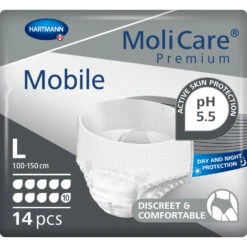 4x Molicare Premium Mobile 10 Druppels Large 2613 Ml Absorptie