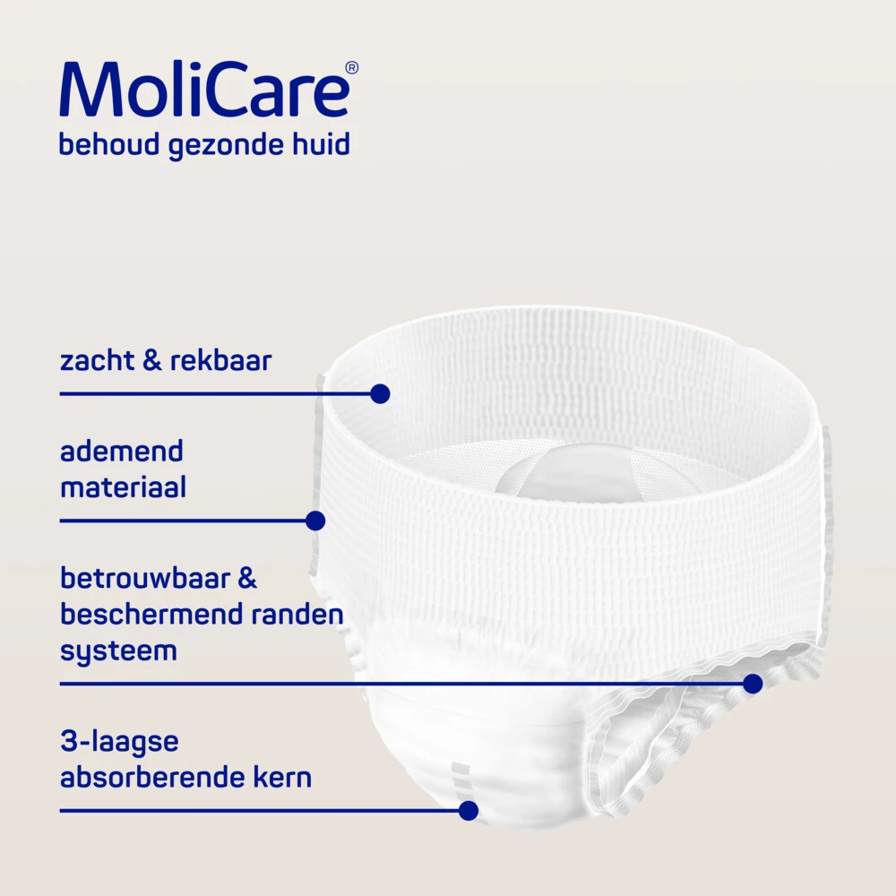 4x Molicare Premium Mobile 10 Druppels XL 2757 Ml Absorptie 2 4x Molicare Premium Mobile 10 Druppels XL 2757 Ml Absorptie - Afbeelding 2