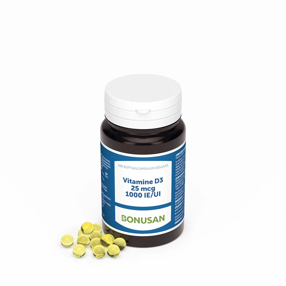 Bonusan Vitamine D3 25 Mcg / 1000 IE 2 Bonusan Vitamine D3 25 Mcg / 1000 IE - Afbeelding 2