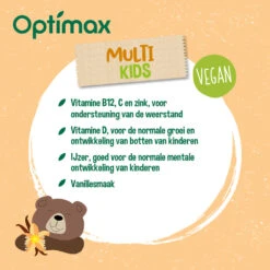Optimax Kinder Multivitamine Vanille -Gezondheidsproducten Winkel 740312 4