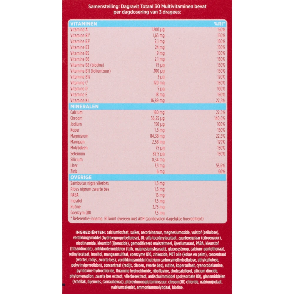 Dagravit Totaal 30 5 Dagravit Totaal 30 - Afbeelding 5