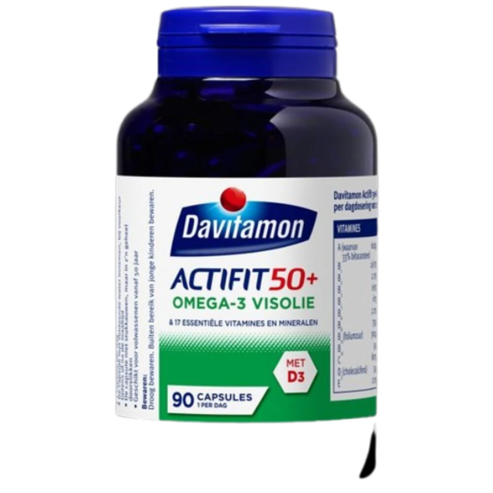 Davitamon Actifit 50+ Omega-3 Visolie 2 Davitamon Actifit 50+ Omega-3 Visolie - Afbeelding 2