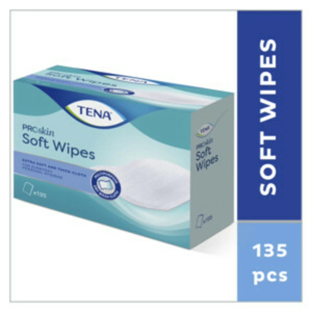 4x TENA Soft Wipe 30x32cm 2 4x TENA Soft Wipe 30x32cm - Afbeelding 2