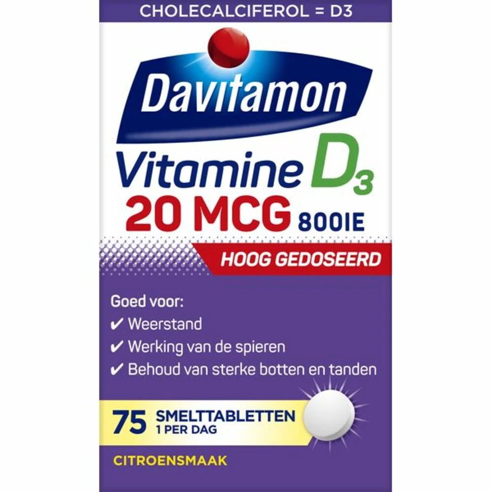 2x Davitamon Vitamine D3 Forte 2 2x Davitamon Vitamine D3 Forte - Afbeelding 2