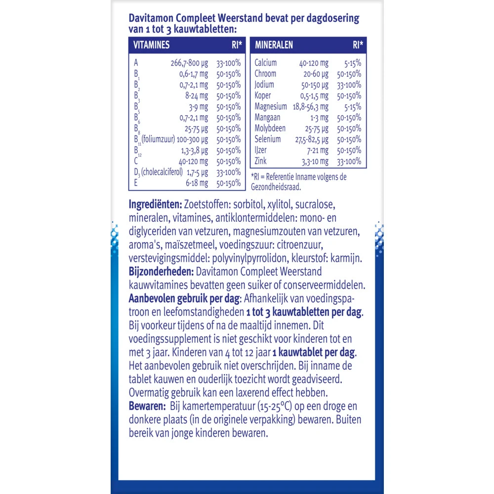 Davitamon Compleet Weerstand Forte 3 Davitamon Compleet Weerstand Forte - Afbeelding 3