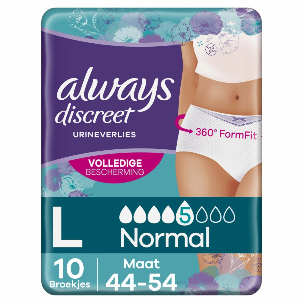 Always® Always Discreet Broekjes Normal L 1 Always® Always Discreet Broekjes Normal L