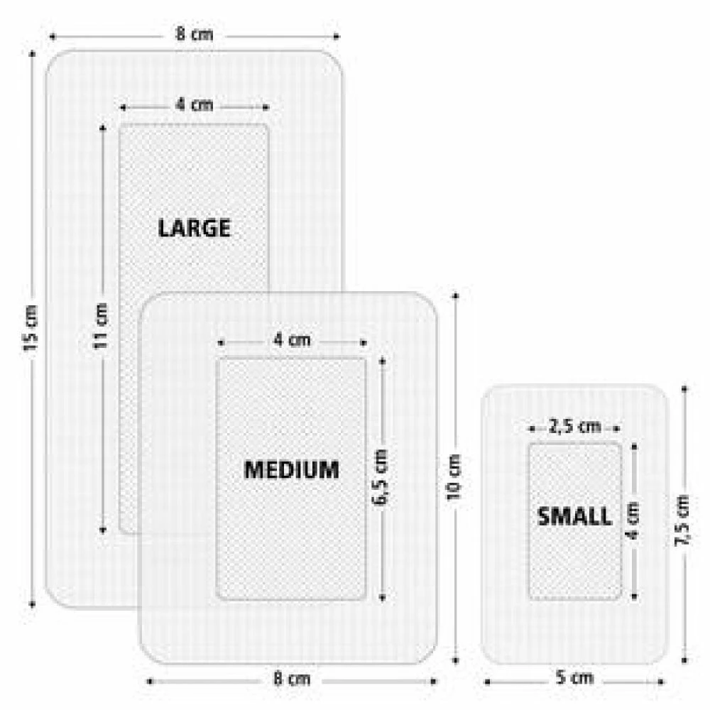 3x HeltiQ Eilandpleister Large 8 Cm X 15 Cm 2 3x HeltiQ Eilandpleister Large 8 Cm X 15 Cm - Afbeelding 2