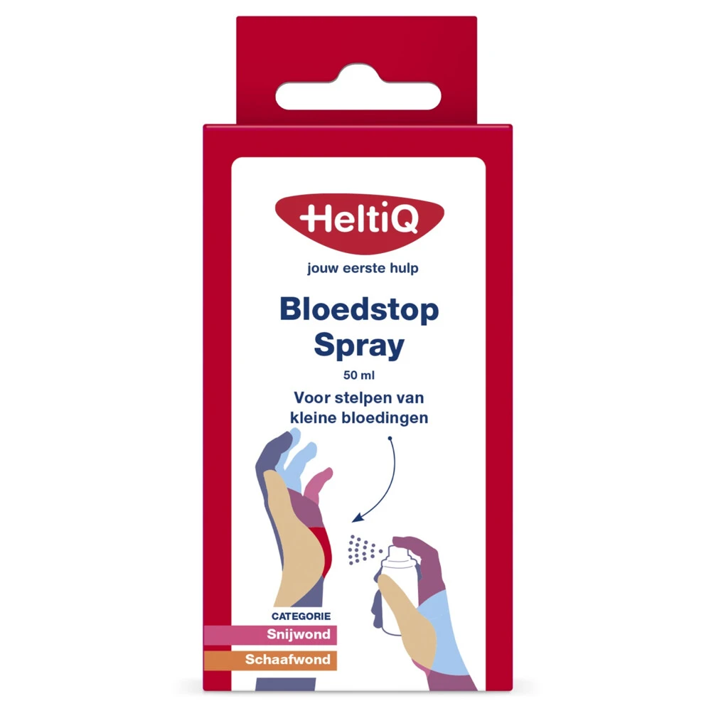 2x HeltiQ Bloedstop Spray 1 2x HeltiQ Bloedstop Spray