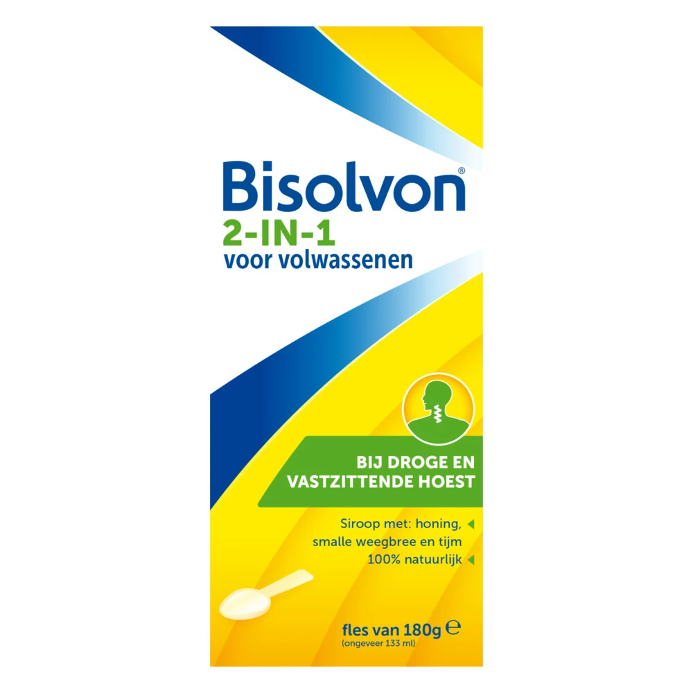 Bisolvon Hoestsiroop 2-in-1 Volwassenen 1 Bisolvon Hoestsiroop 2-in-1 Volwassenen