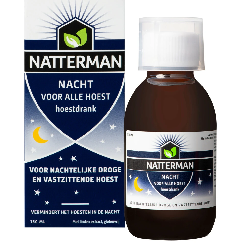 Natterman Nacht Hoestdrank Voor Alle Hoest 2 Natterman Nacht Hoestdrank Voor Alle Hoest - Afbeelding 2