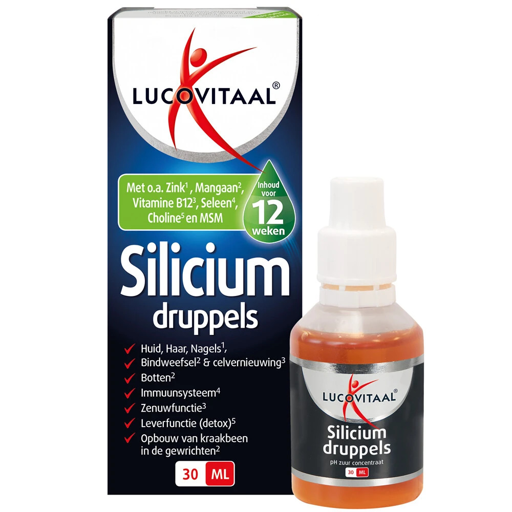 Lucovitaal Silicium Druppels 3 Lucovitaal Silicium Druppels - Afbeelding 3