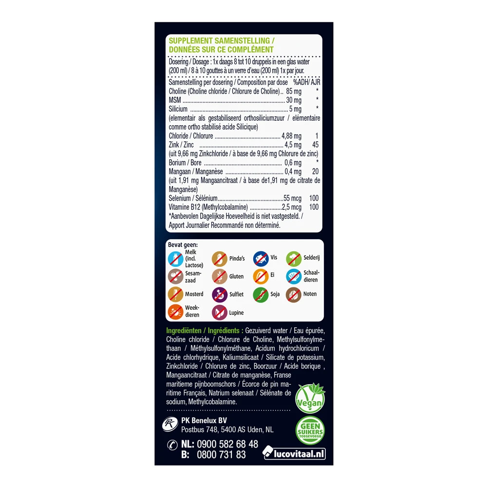 Lucovitaal Silicium Druppels 4 Lucovitaal Silicium Druppels - Afbeelding 4