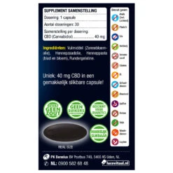 Lucovitaal CBD 40 Mg Capsules -Gezondheidsproducten Winkel 996848 3